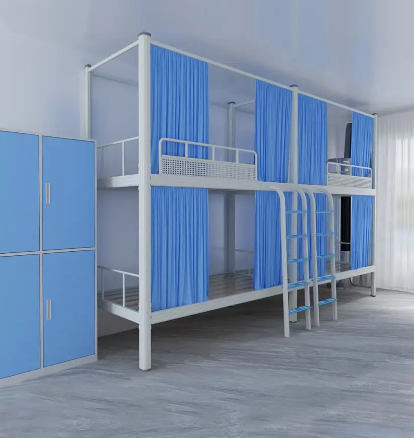 订做双层单人铁床